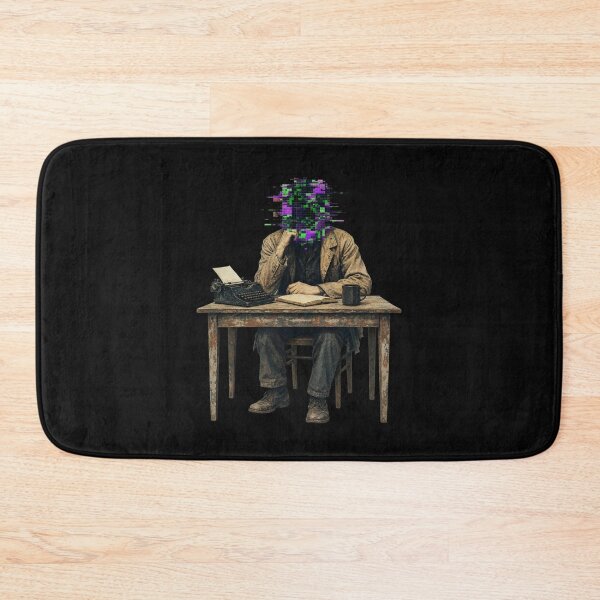 Item preview, Adversarial Surreal Adversarial Glitch Art - The Digital Writer designed and sold by Uglyandcute.