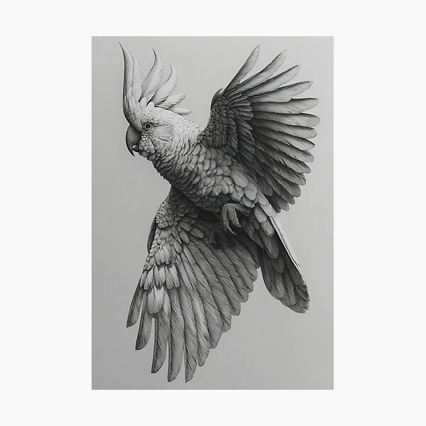 Item preview, A Cockatoo stretching its wings, Birds in Motion designed and sold by CDC40.