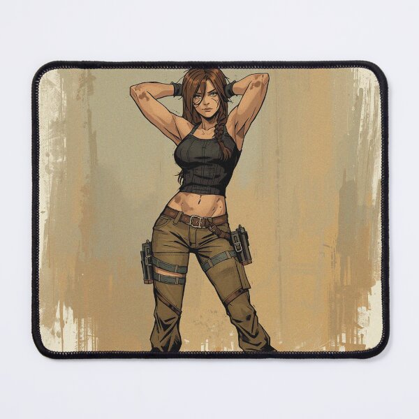 Item preview, Adventure girl illustration art designed and sold by Vintage Designs +.