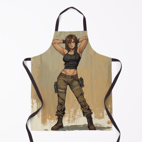 Item preview, Adventure girl illustration art designed and sold by Vintage Designs +.