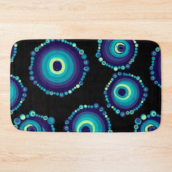 Item preview, Mati Evil Eye Blues  and Greens designed and sold by Yiorgos Designs.
