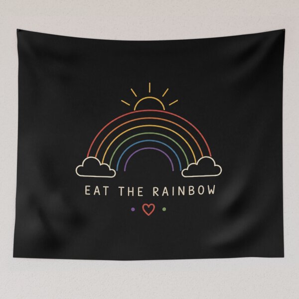 Item preview, Copy of  Eat The Rainbow Colorful Retro Rainbow Design designed and sold by AMICO77.