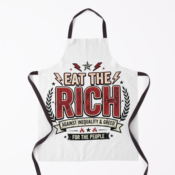 Item preview, Eat The Rich Against Inequality & Greed | Vintage Protest Typography | Political Statement Graphic Design designed and sold by Bhaskar Digital Art.