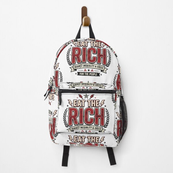 Item preview, Eat The Rich Against Inequality & Greed | Vintage Protest Typography | Political Statement Graphic Design designed and sold by Bhaskar Digital Art.
