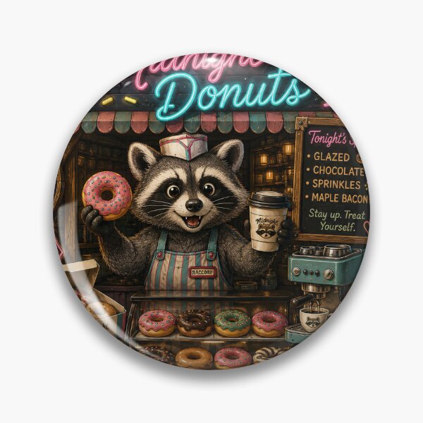 Item preview, Raccoon Donut Stand designed and sold by Aaron Arts.