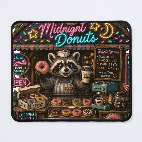 Item preview, Raccoon Donut Stand designed and sold by Aaron Arts.