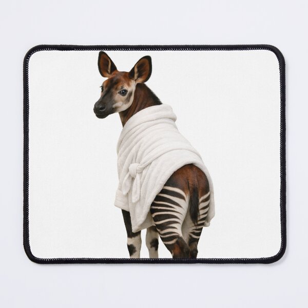 Item preview, Relaxing Bathrobe Okapi designed and sold by Sillytoe.