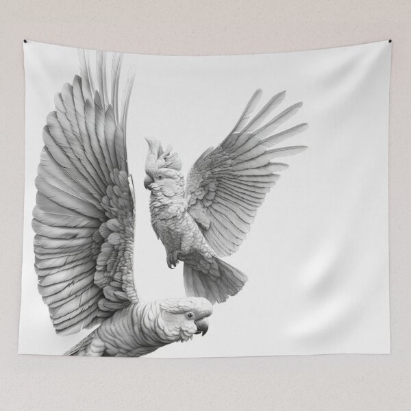 Item preview, A Cockatoo stretching its wings, Birds in Motion designed and sold by CDC40.