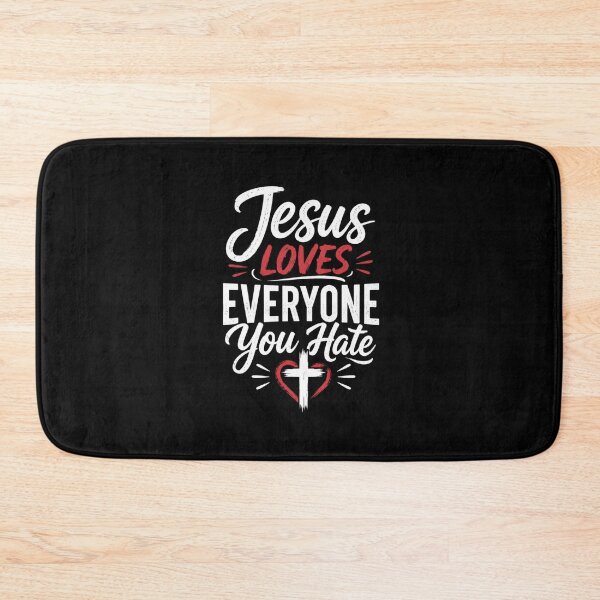 Item preview, Jesus Loves Everyone You Hate Christian Vintage T-Shirt designed and sold by AMICO77.