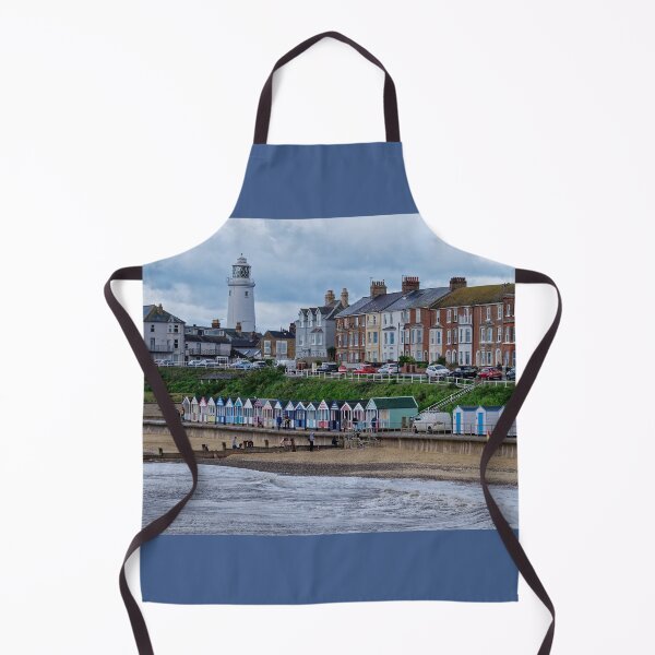 Item preview, Southwold seafront beachhuts and lighthouse designed and sold by stevepaint.