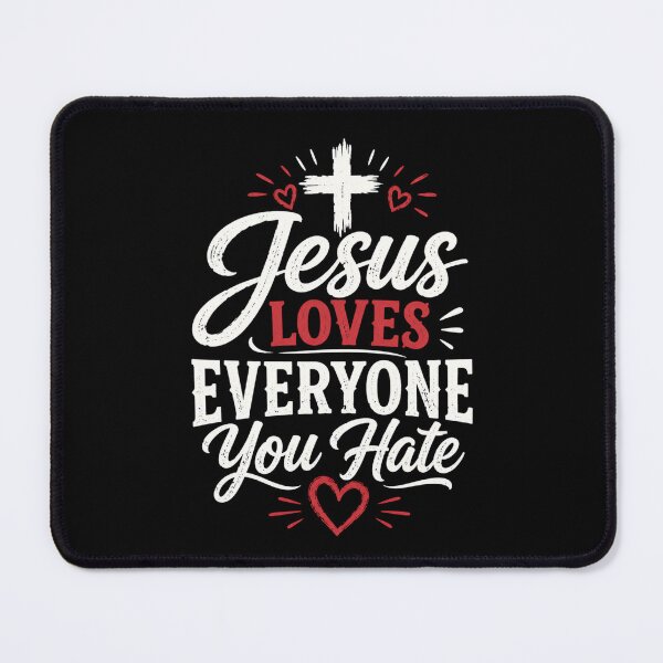 Item preview, Jesus Loves Everyone You Hate Christian Vintage T-Shirt designed and sold by AMICO77.