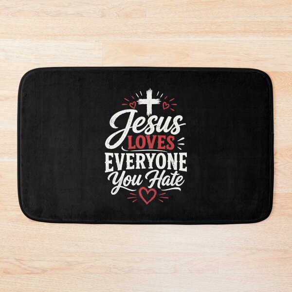 Item preview, Jesus Loves Everyone You Hate Christian Vintage T-Shirt designed and sold by AMICO77.