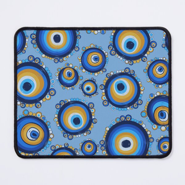 Item preview, Mati Evil Eye Light Blues and Oranges designed and sold by Yiorgos Designs.