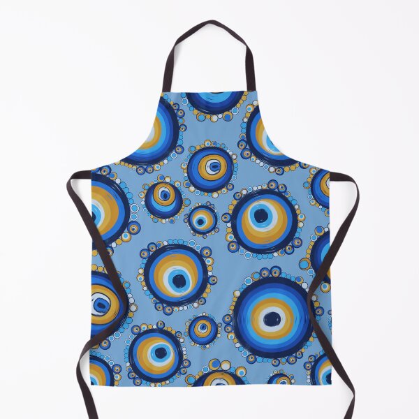 Item preview, Mati Evil Eye Light Blues and Oranges designed and sold by Yiorgos Designs.