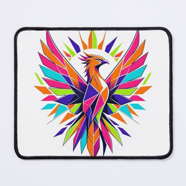 Item preview, Geometric Pop Art Phoenix Rising designed and sold by ElvisVintagePosters.
