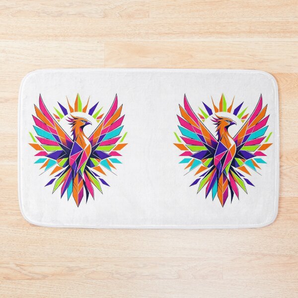 Item preview, Geometric Pop Art Phoenix Rising designed and sold by ElvisVintagePosters.