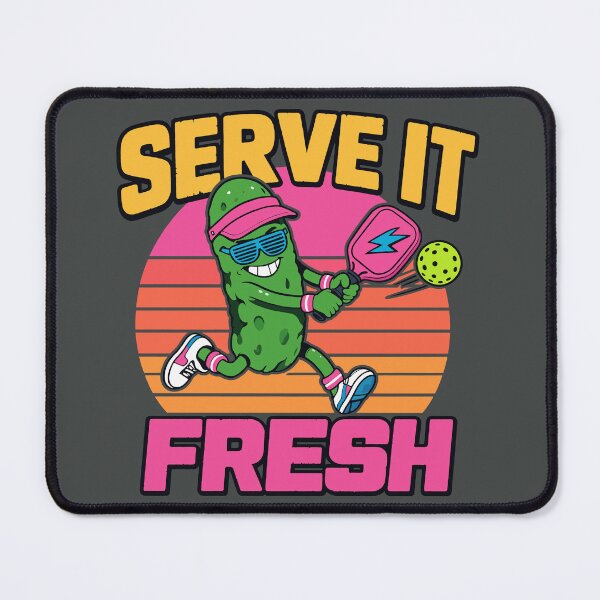 Item preview, Serve It Fresh Retro Pickleball Player designed and sold by DigitalGlade.