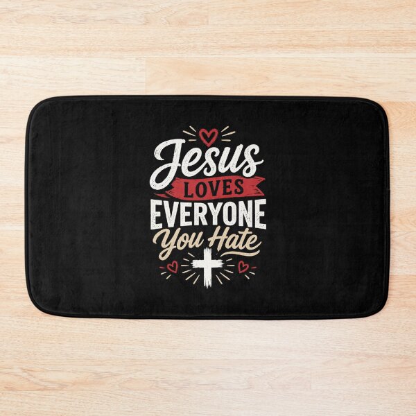 Item preview, Jesus Loves Everyone You Hate Christian Vintage T-Shirt designed and sold by AMICO77.