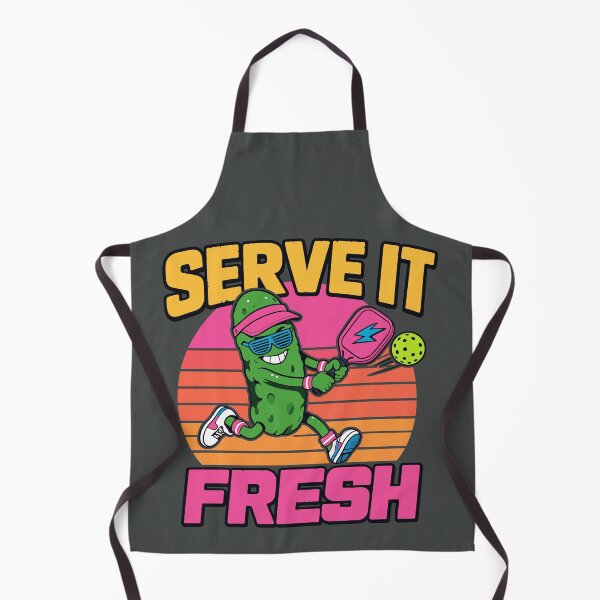 Item preview, Serve It Fresh Retro Pickleball Player designed and sold by DigitalGlade.