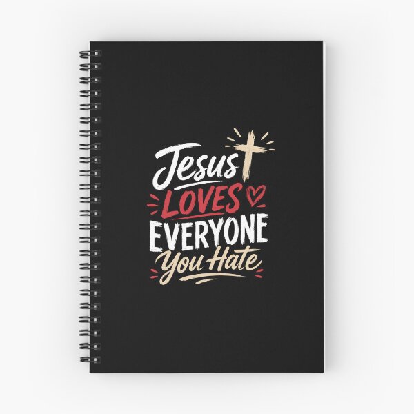 Item preview, Jesus Loves Everyone You Hate Christian Vintage T-Shirt designed and sold by AMICO77.