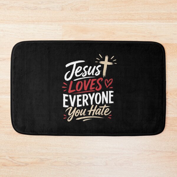 Item preview, Jesus Loves Everyone You Hate Christian Vintage T-Shirt designed and sold by AMICO77.