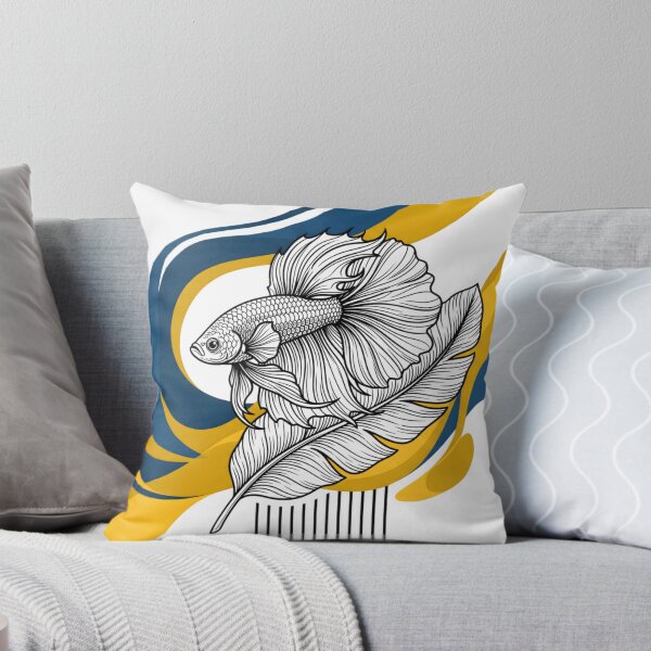Item preview, Vintage Betta Fish Botanical Illustration designed and sold by WillCraftx.