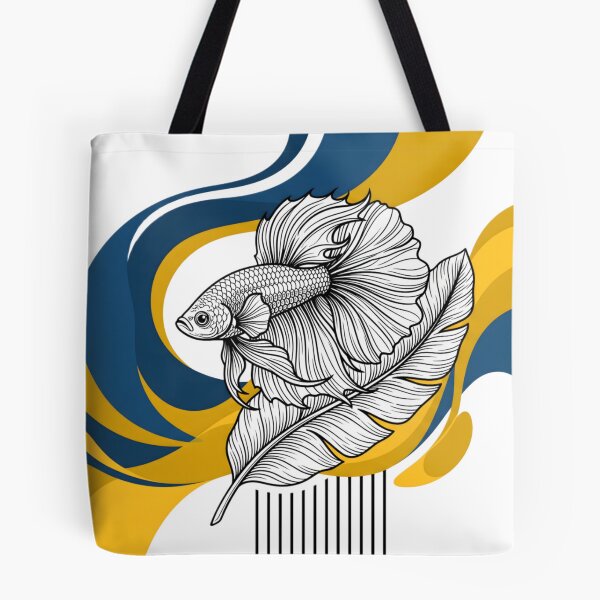 Item preview, Vintage Betta Fish Botanical Illustration designed and sold by Field Study Botanicals.