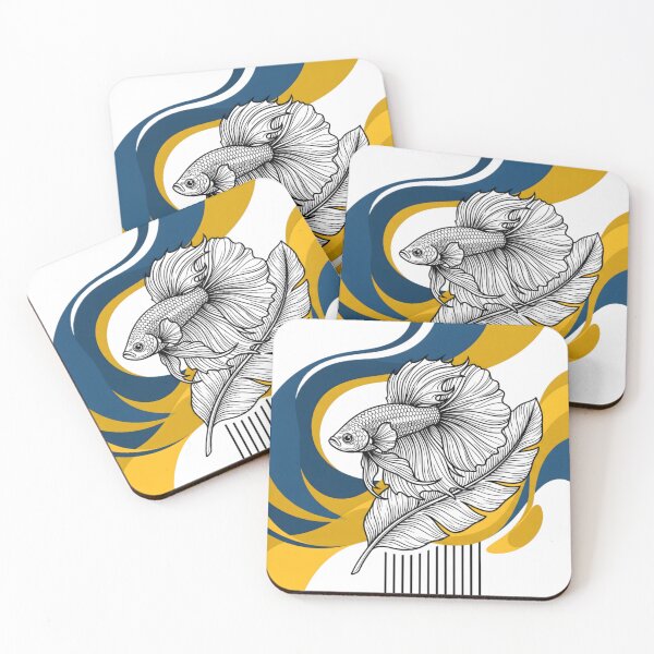Item preview, Vintage Betta Fish Botanical Illustration designed and sold by WillCraftx.
