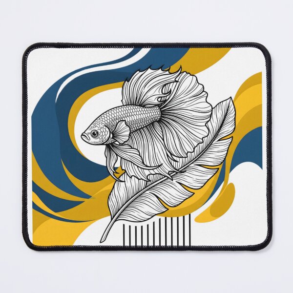 Item preview, Vintage Betta Fish Botanical Illustration designed and sold by WillCraftx.