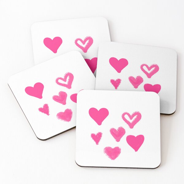 Item preview, pink hearts designed and sold by Kasia1987t.