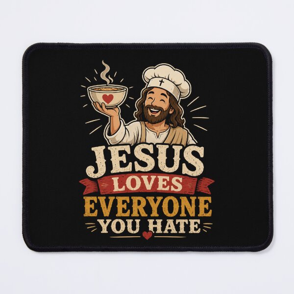 Item preview, Jesus Loves Everyone You Hate Christian Vintage T-Shirt designed and sold by AMICO77.