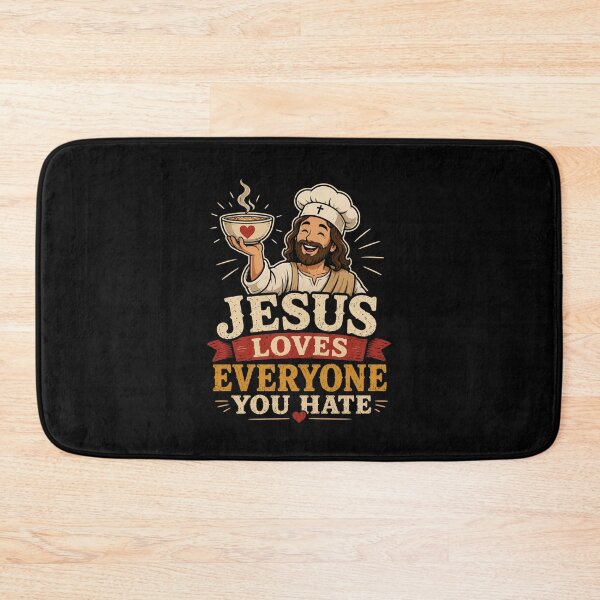 Item preview, Jesus Loves Everyone You Hate Christian Vintage T-Shirt designed and sold by AMICO77.