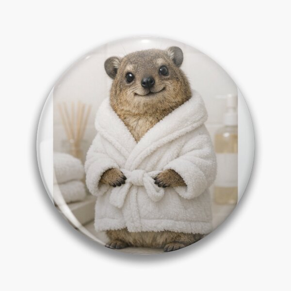 Item preview, Cozy Bathrobe Rock Hyrax designed and sold by Sillytoe.