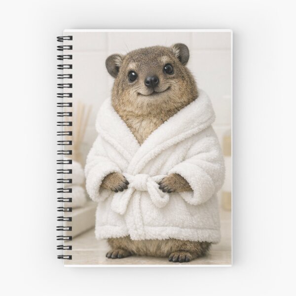 Item preview, Cozy Bathrobe Rock Hyrax designed and sold by Sillytoe.