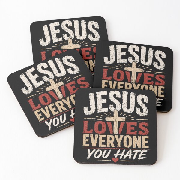 Item preview, Jesus Loves Everyone You Hate Christian Vintage designed and sold by AMICO77.