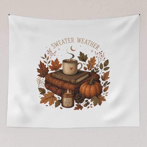 Item preview, Sweater Weather Cozy Autumn Aesthetic designed and sold by MySthore.