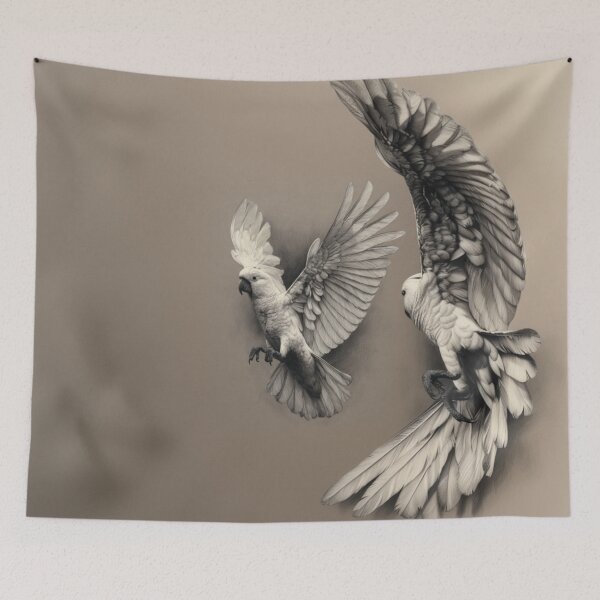 Item preview, A Cockatoo stretching its wings, Birds in Motion designed and sold by CDC40.