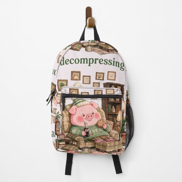 Item preview, Decompressing Pig Cozy Cute Aesthetic designed and sold by radiogalaxy.