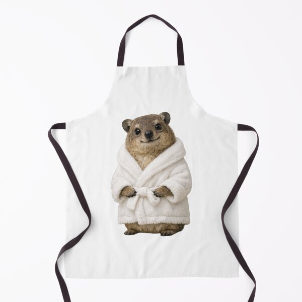 Item preview, Relaxing Bathrobe Rock Hyrax designed and sold by Sillytoe.