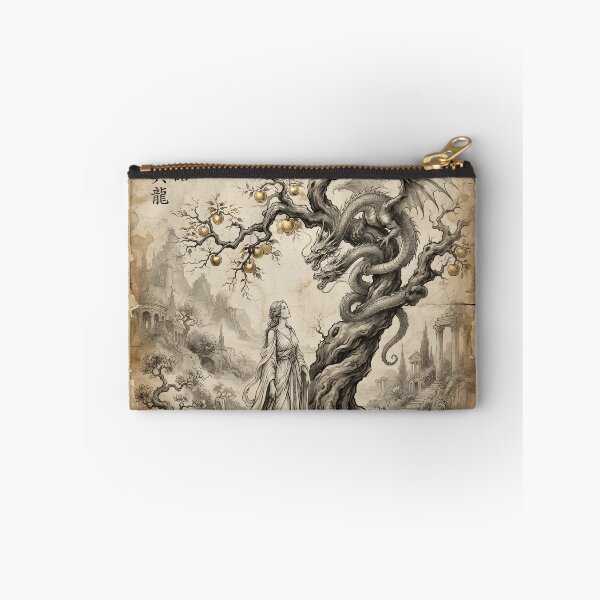 Item preview, The Garden of the Hesperides Sumi-e Ink Wash designed and sold by DuckOddity.