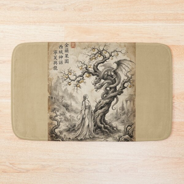 Item preview, The Garden of the Hesperides Sumi-e Ink Wash designed and sold by DuckOddity.