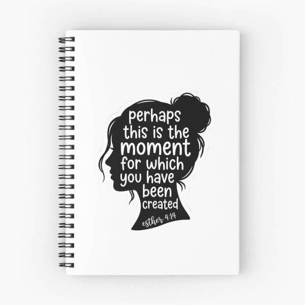 Item preview, Esther 4 14 Perhaps This Is The Moment Bible Verse Silhouette designed and sold by raedattia.