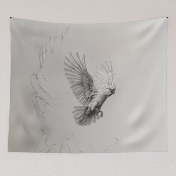 Item preview, A Cockatoo stretching its wings, Birds in Motion designed and sold by CDC40.