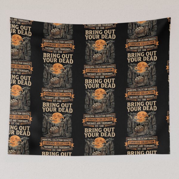 Item preview, Plague Doctor Bring Out Your Dead Curbside Halloween designed and sold by d247.