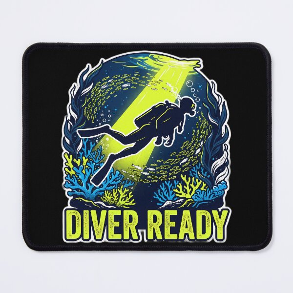 Item preview, Diver Ready Scuba Diving Ocean Adventure T-Shirt Weeo Tee designed and sold by weeomano.