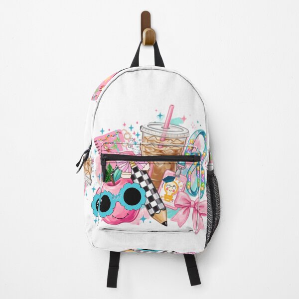 Item preview, Images of adorable school supplies: iced coffee, sunglasses, apple, and planner designed and sold by VibranPalette.