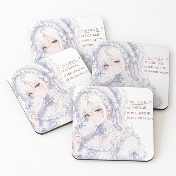 Item preview, Cute Chocolate Lover | Original Anime Art designed and sold by artistanithe.