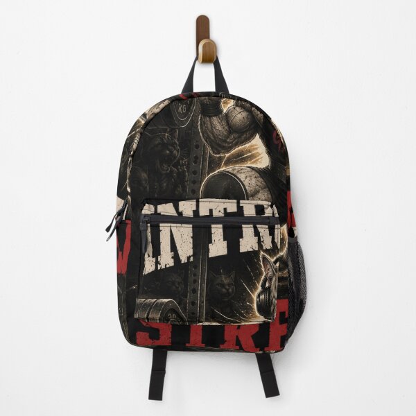 Item preview, Introvert Strength Funny Gym Cat Vintage Coffee Fitness Gift designed and sold by Digistore1221.