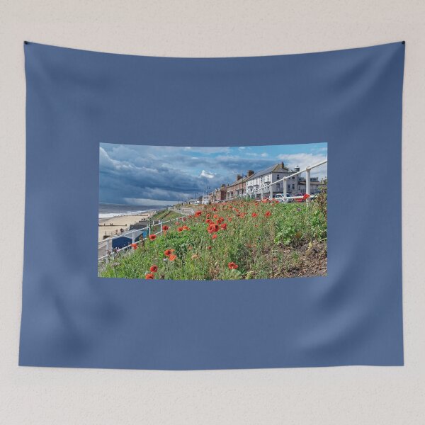 Item preview, A storm approaching Southwold seafront beachhuts  designed and sold by stevepaint.