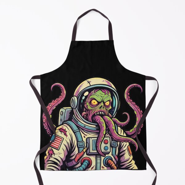 Item preview, Alien Parasite Astronaut - Retro Sci-Fi Horror Pop Art designed and sold by redsharkuk.